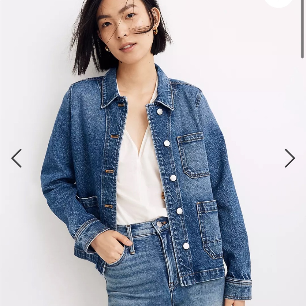 Denim Ashwood Chore Coat in Freemont Wash NWOT